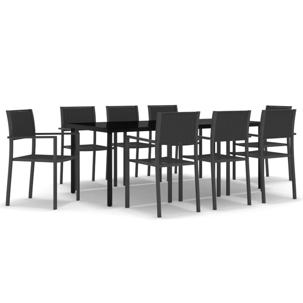 vidaXL Patio Dining Set Outdoor Dining Set Table and Chair Set for Garden-35