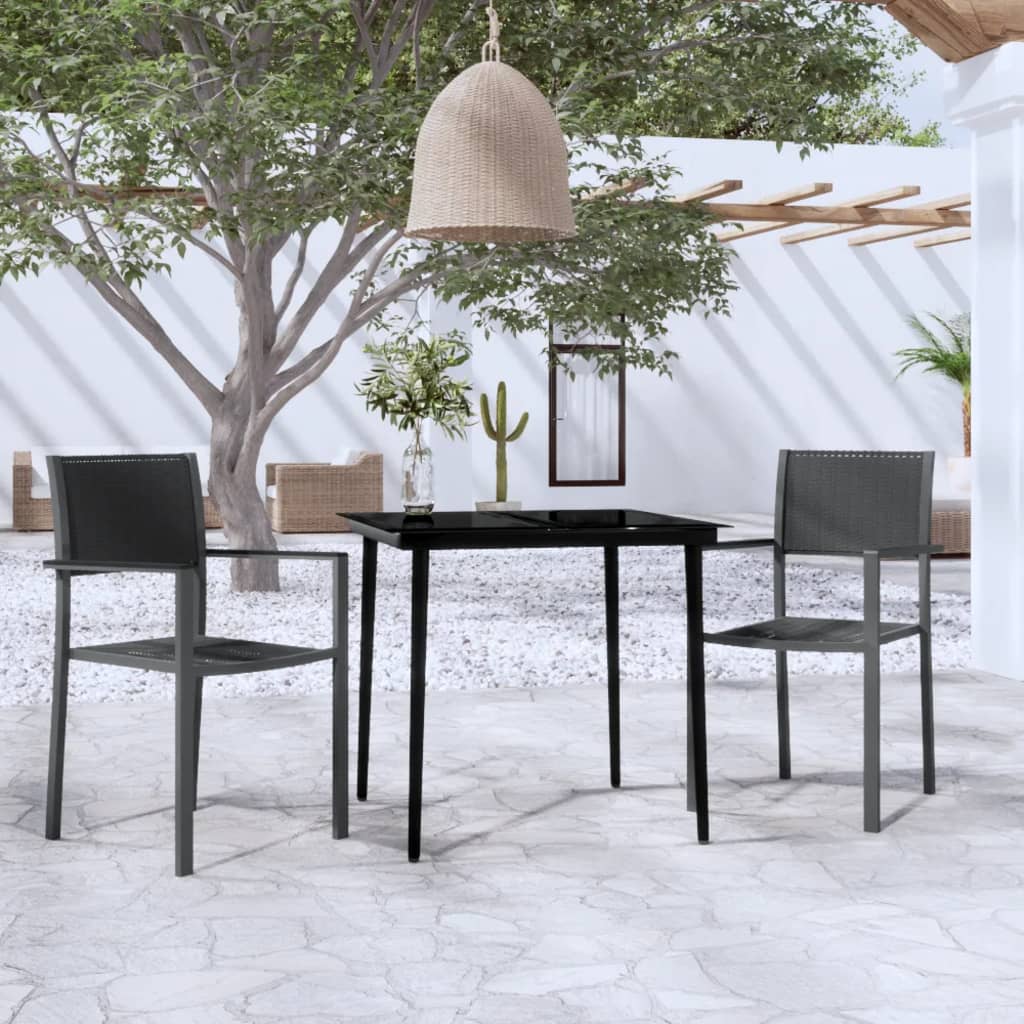 vidaXL Patio Dining Set Outdoor Dining Set Table and Chair Set for Garden-9