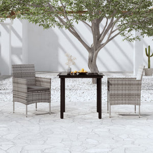 vidaXL Patio Dining Set Outdoor Dining Set Table and Chair Set for Garden-41