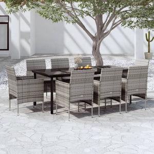 vidaXL Patio Dining Set Outdoor Dining Set Table and Chair Set for Garden-7