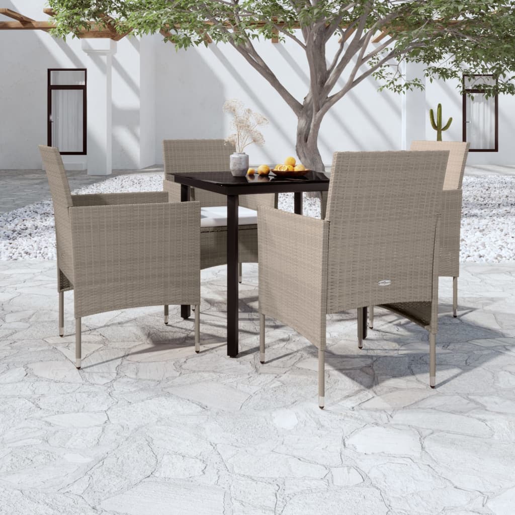 vidaXL Patio Dining Set Outdoor Dining Set Table and Chair Set for Garden-37