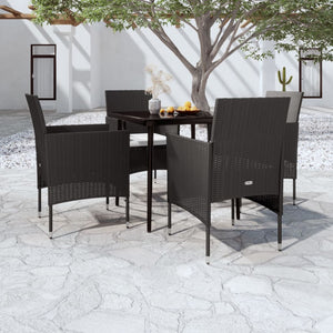 vidaXL Patio Dining Set Outdoor Dining Set Table and Chair Set for Garden-27