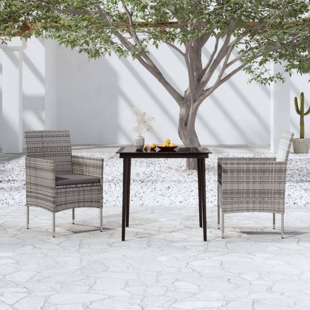 vidaXL Patio Dining Set Outdoor Dining Set Table and Chair Set for Garden-39