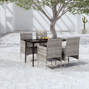 vidaXL Patio Dining Set Outdoor Dining Set Table and Chair Set for Garden-51