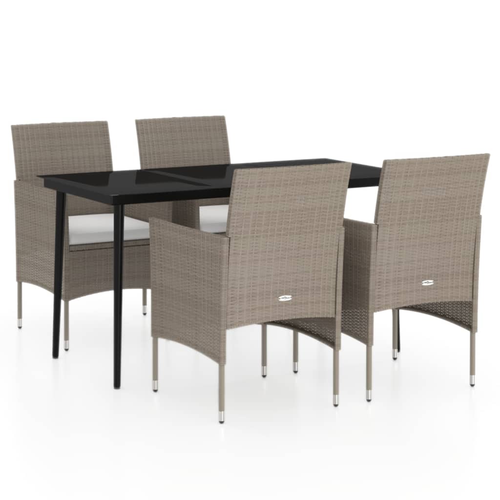 vidaXL Patio Dining Set Outdoor Dining Set Table and Chair Set for Garden-36