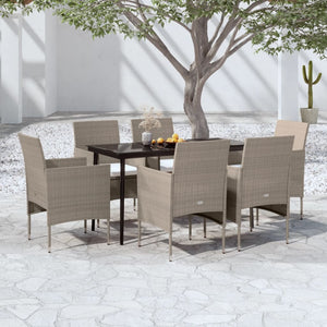 vidaXL Patio Dining Set Outdoor Dining Set Table and Chair Set for Garden-54