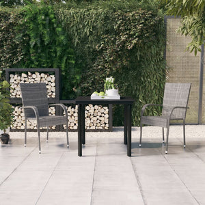 vidaXL Patio Dining Set Outdoor Dining Set Table and Chair Set for Garden-5