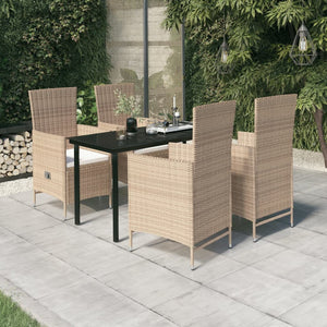 vidaXL Patio Dining Set Outdoor Dining Set Table and Chair Set for Garden-12