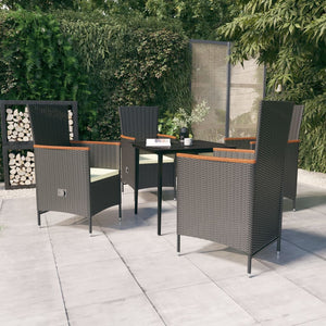 vidaXL Patio Dining Set 3/5/7 Piece Multi Colors 31.5"/55.1" Table Length-14