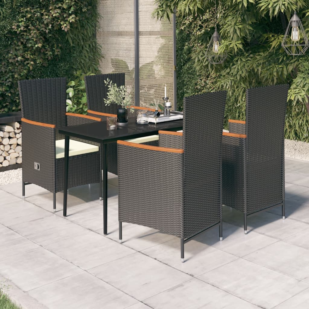 vidaXL Patio Dining Set 3/5/7 Piece Multi Colors 31.5"/55.1" Table Length-22