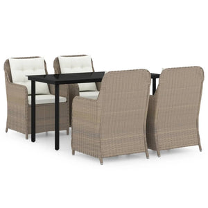 vidaXL Patio Dining Set Outdoor Dining Set Table and Chair Set for Garden-22