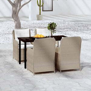 vidaXL Patio Dining Set Outdoor Dining Set Table and Chair Set for Garden-24