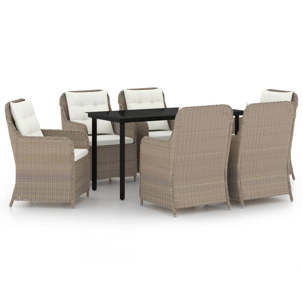 vidaXL Patio Dining Set Outdoor Dining Set Table and Chair Set for Garden-8