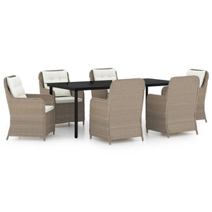 vidaXL Patio Dining Set Outdoor Dining Set Table and Chair Set for Garden-18