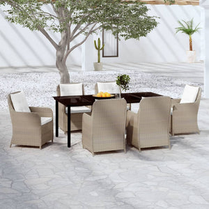 vidaXL Patio Dining Set Outdoor Dining Set Table and Chair Set for Garden-20