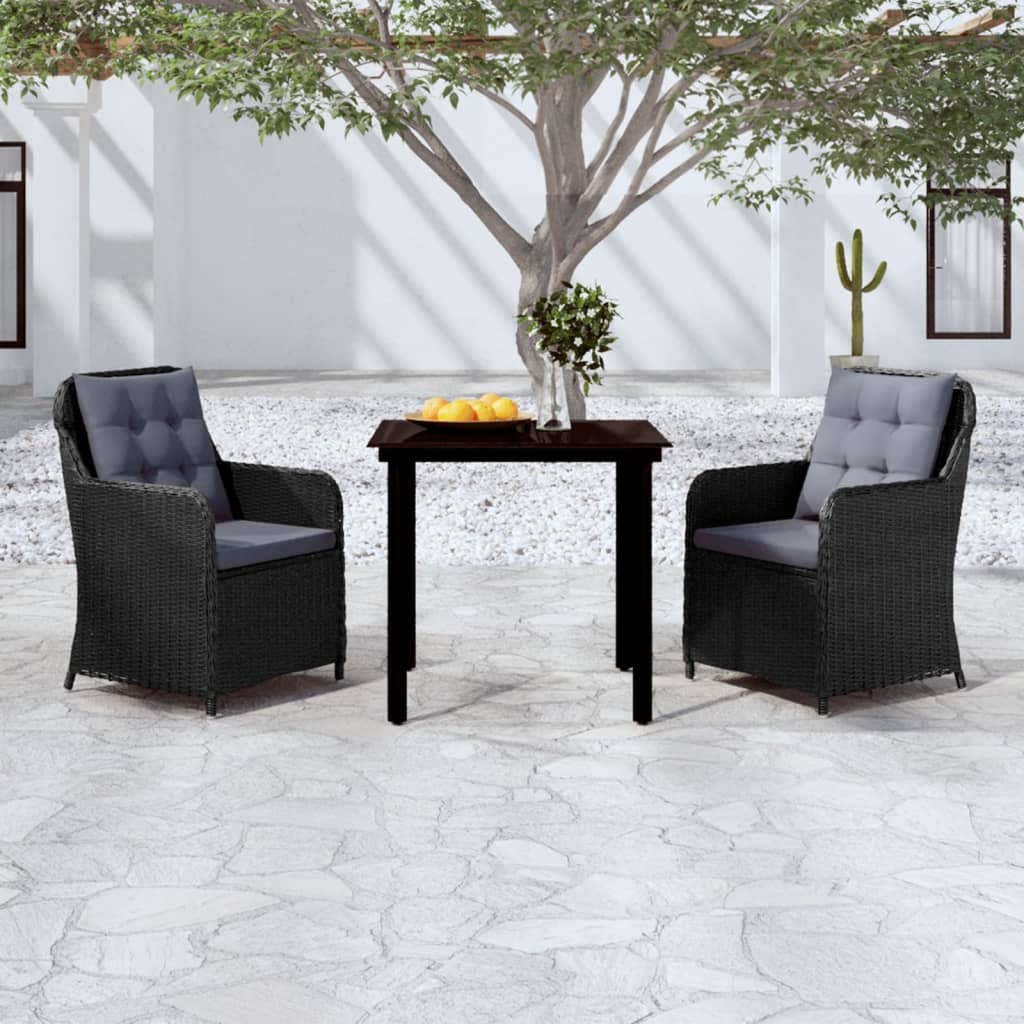 vidaXL Patio Dining Set Outdoor Dining Set Table and Chair Set for Garden-19