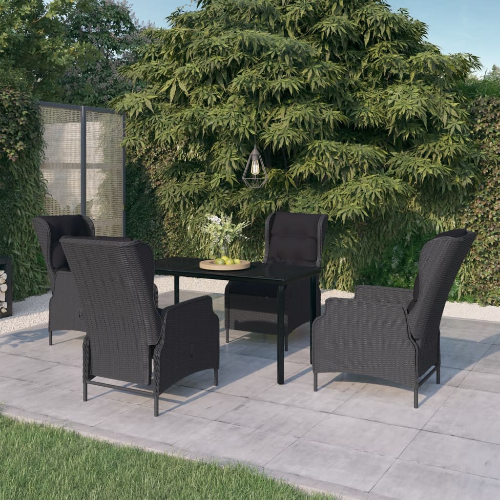 vidaXL Patio Dining Set Outdoor Dining Set Table and Chair Set for Garden-7