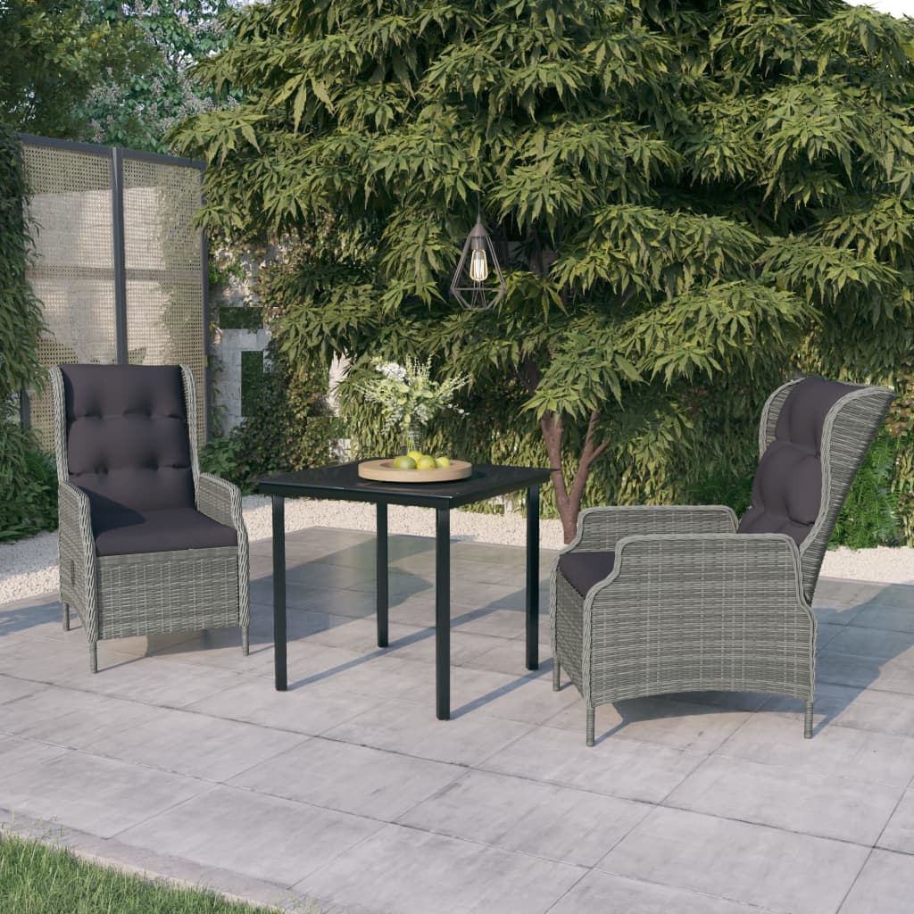 vidaXL Patio Dining Set Outdoor Dining Set Table and Chair Set for Garden-46