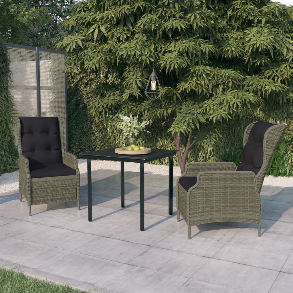 vidaXL Patio Dining Set Outdoor Dining Set Table and Chair Set for Garden-43