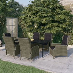 vidaXL Patio Dining Set Outdoor Dining Set Table and Chair Set for Garden-47