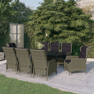 vidaXL Patio Dining Set Outdoor Dining Set Table and Chair Set for Garden-33