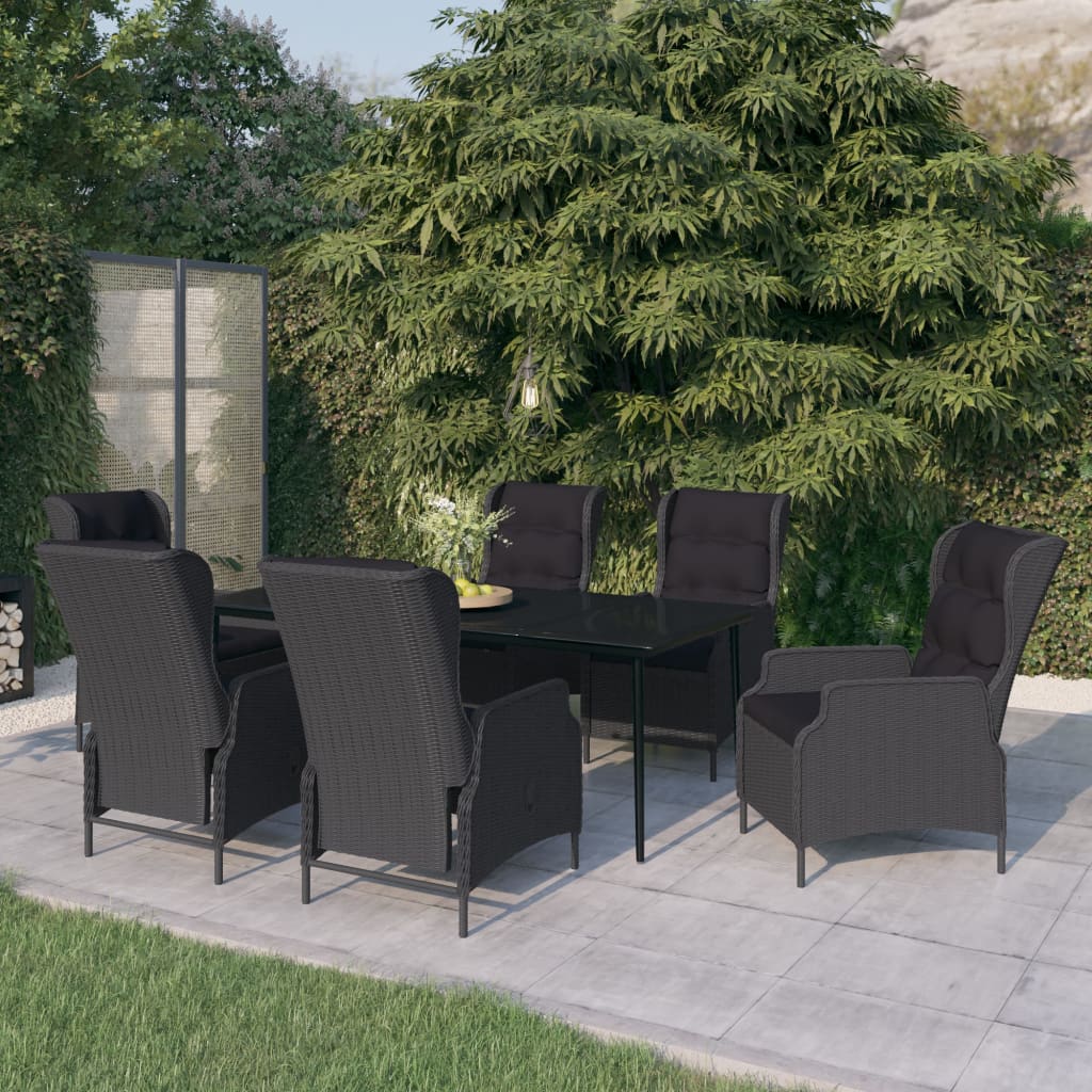 vidaXL Patio Dining Set Outdoor Dining Set Table and Chair Set for Garden-34