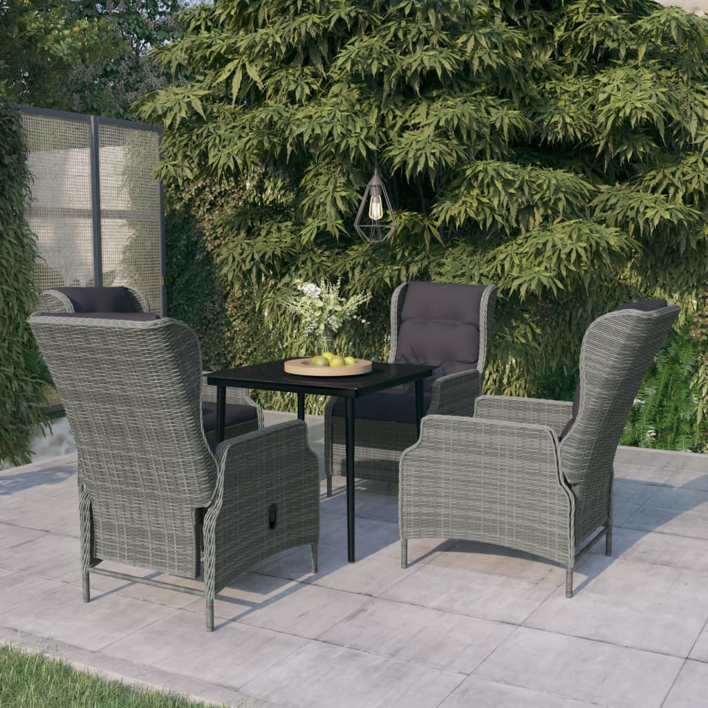 vidaXL Patio Dining Set Outdoor Dining Set Table and Chair Set for Garden-12