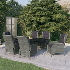 vidaXL Patio Dining Set Outdoor Dining Set Table and Chair Set for Garden-45