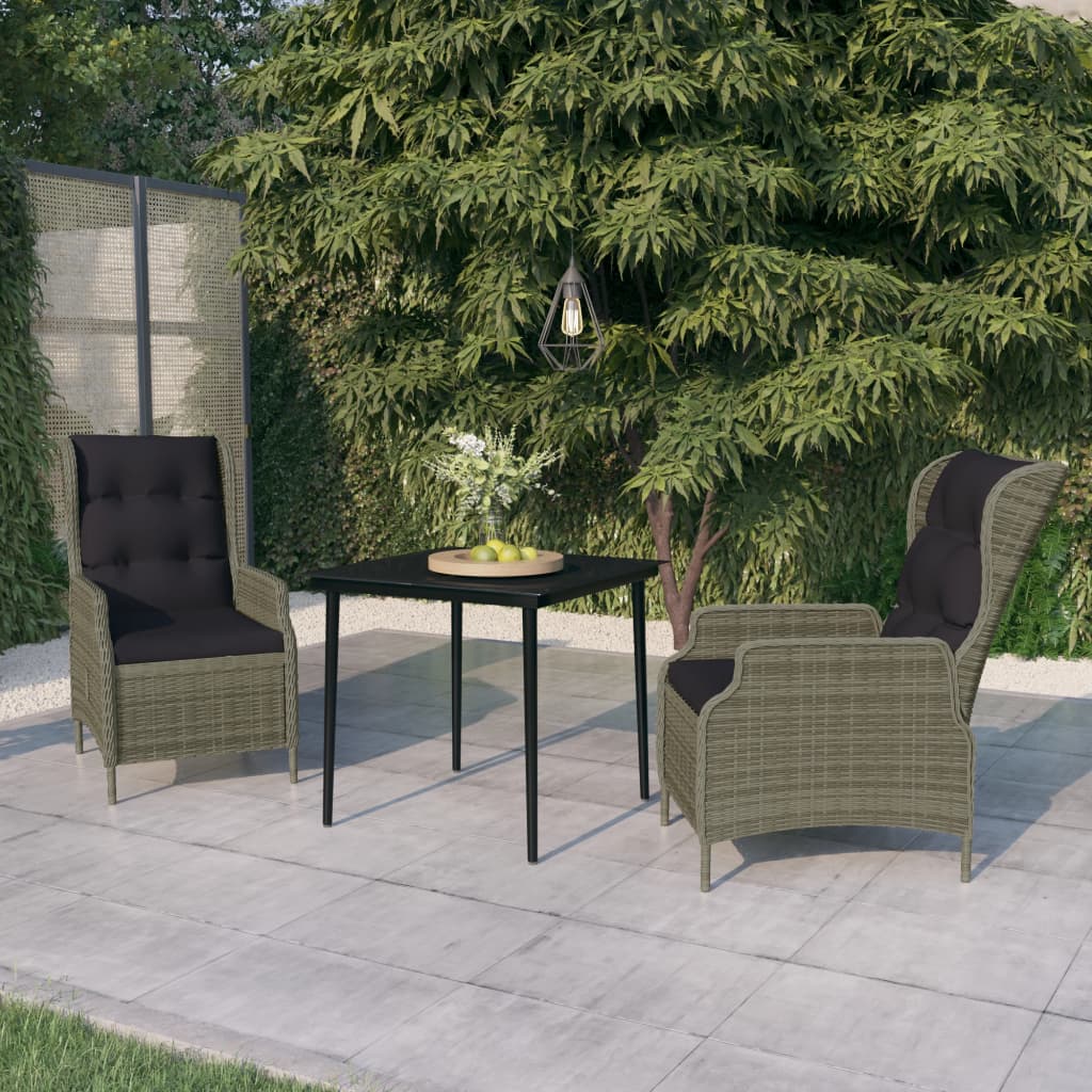 vidaXL Patio Dining Set Outdoor Dining Set Table and Chair Set for Garden-13