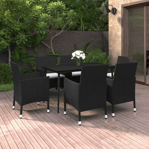 vidaXL Patio Dining Set 3/5/7 Piece Multi Colors 31.5"/55.1" Table Length-52