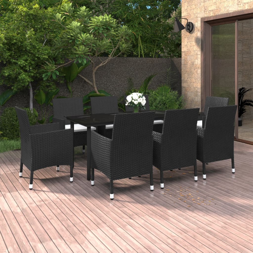 vidaXL Patio Dining Set 3/5/7 Piece Multi Colors 31.5"/55.1" Table Length-66