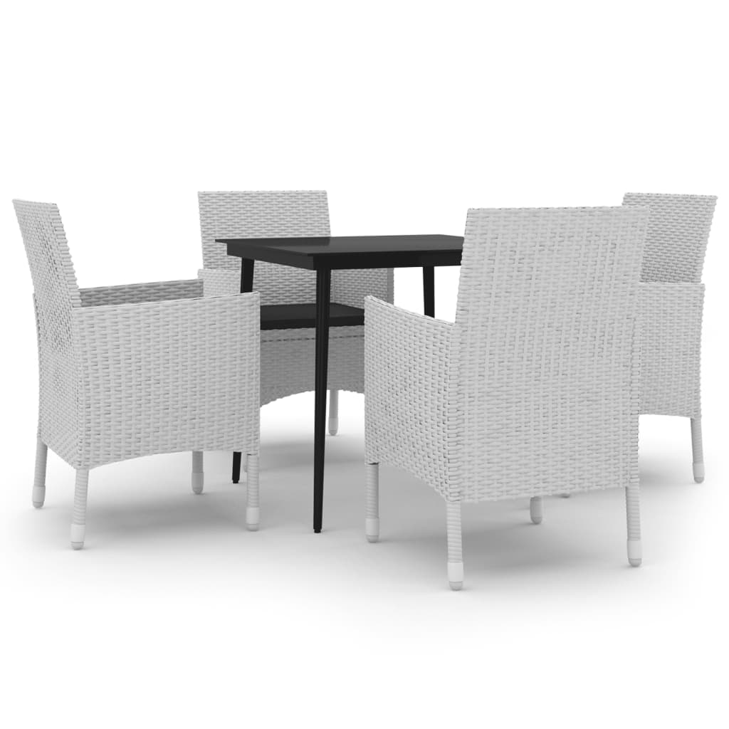 vidaXL Patio Dining Set 3/5/7 Piece Multi Colors 31.5"/55.1" Table Length-50