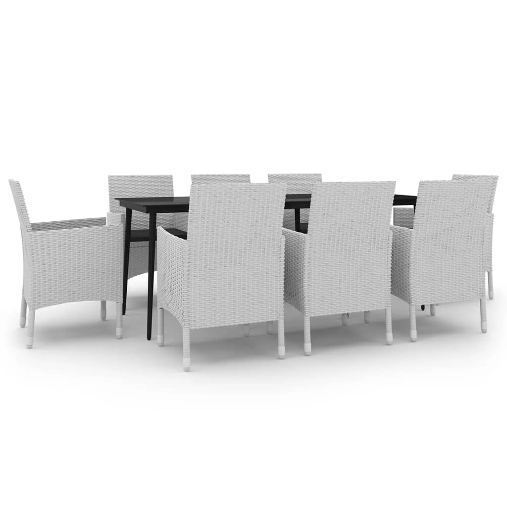 vidaXL Patio Dining Set 3/5/7 Piece Multi Colors 31.5"/55.1" Table Length-36