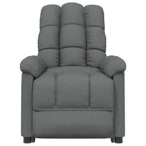 vidaXL Massage Chair Dark Gray Fabric-1