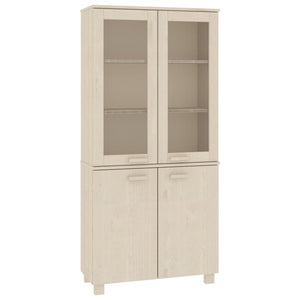 vidaXL Drawer Cabinet Display Cabinet for Living Room HAMAR Solid Wood Pine-7