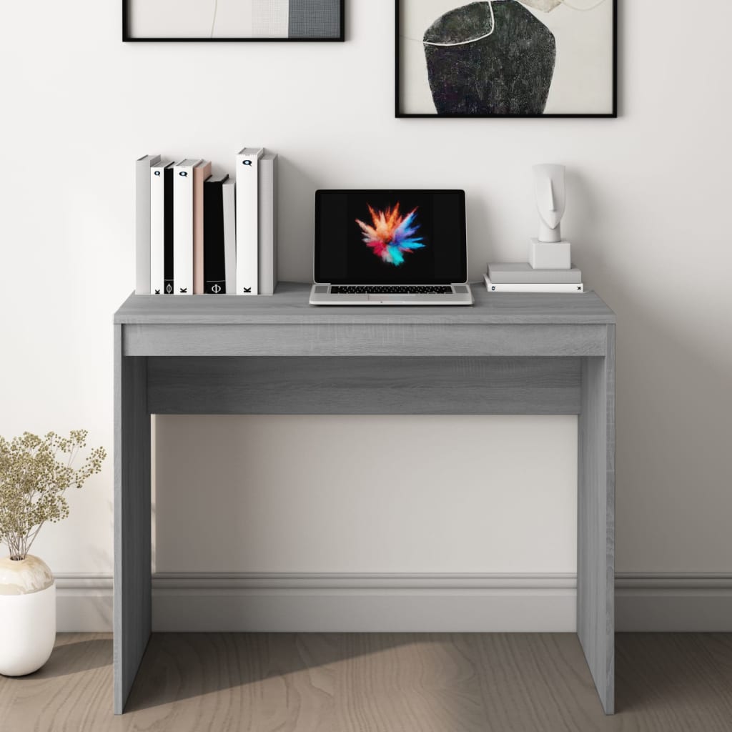 vidaXL Desk Home Office Standing Computer Workstation Table Engineered Wood-40