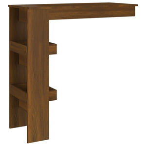 vidaXL Wall Bar Table Kitchen Bar Dining Table Computer Desk Engineered Wood-59