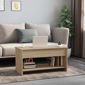 vidaXL Coffee Table Lift Top End Table Accent Side Sofa Table Engineered Wood-59