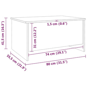 vidaXL Coffee Table Lift Top End Table Accent Side Sofa Table Engineered Wood-23