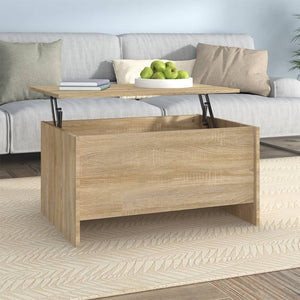 vidaXL Coffee Table Lift Top End Table Accent Side Sofa Table Engineered Wood-46