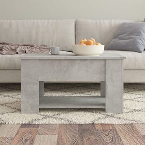 vidaXL Coffee Table Lift Top End Table Accent Side Sofa Table Engineered Wood-6