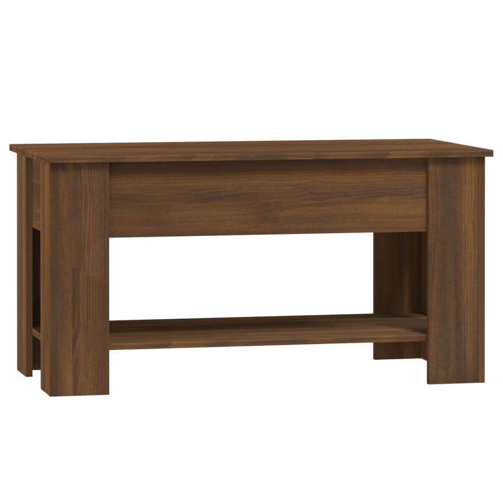 vidaXL Coffee Table Lift Top End Table Accent Side Sofa Table Engineered Wood-16