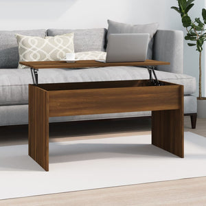 vidaXL Coffee Table Lift Top End Table Accent Side Sofa Table Engineered Wood-62