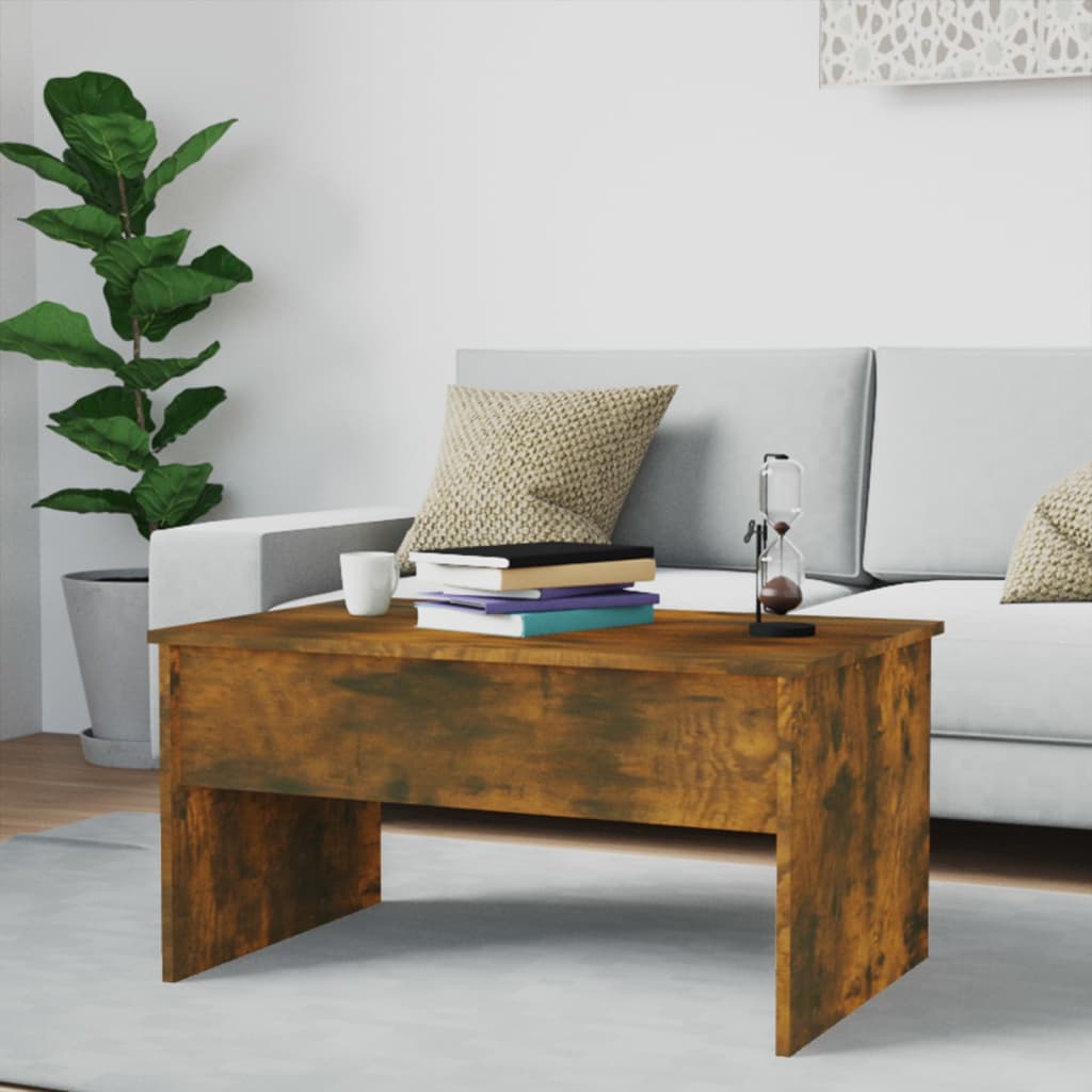 vidaXL Coffee Table Lift Top End Table Accent Side Sofa Table Engineered Wood-9