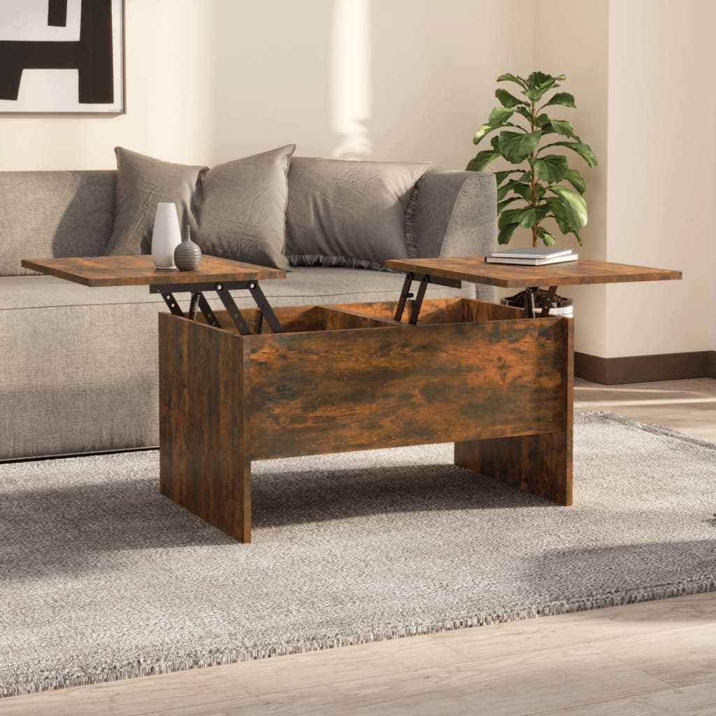 vidaXL Coffee Table Lift Top End Table Accent Side Sofa Table Engineered Wood-35