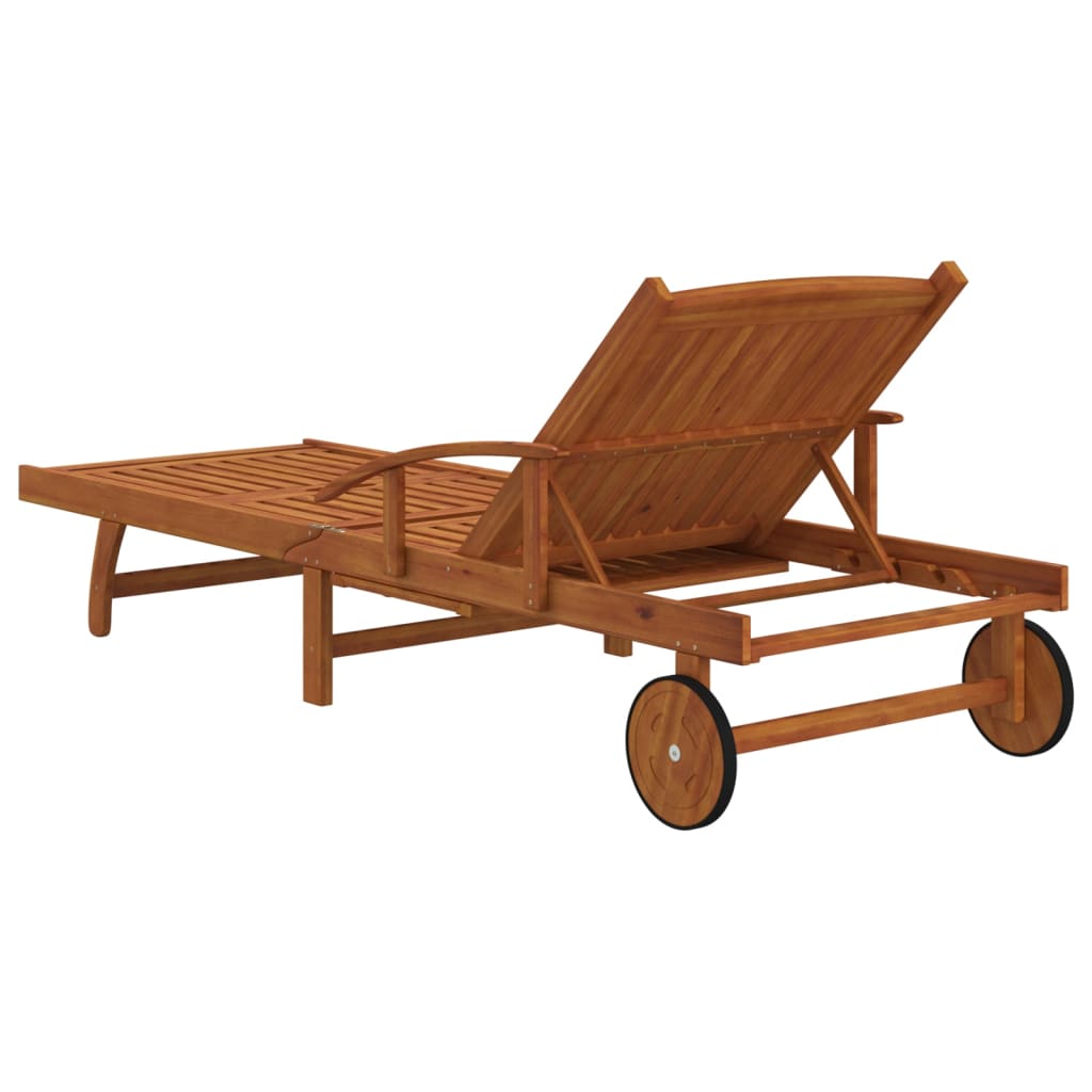 vidaXL Sun Loungers 2 pcs Solid Wood Acacia-9