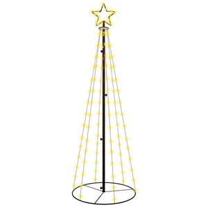 vidaXL Christmas Cone Tree Decoration Artificial Christmas Tree with LEDs-18