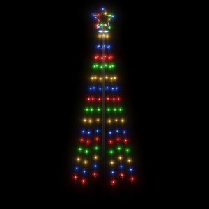 vidaXL Christmas Cone Tree Decoration Artificial Christmas Tree with LEDs-16