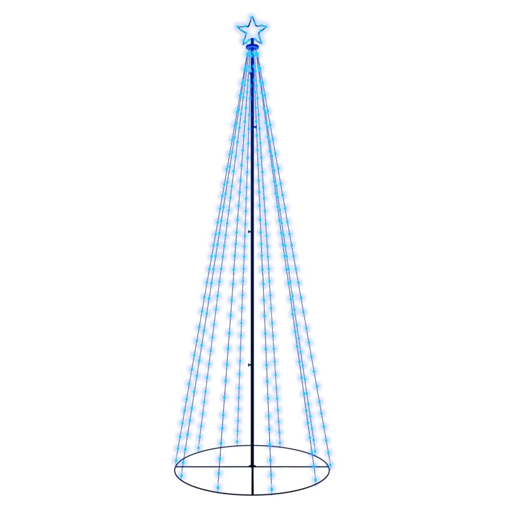 vidaXL Christmas Cone Tree Decoration Artificial Christmas Tree with LEDs-14