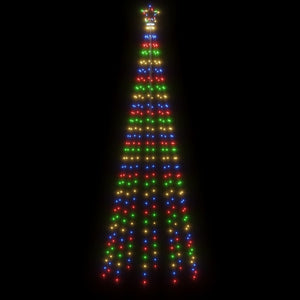 vidaXL Christmas Cone Tree Decoration Artificial Christmas Tree with LEDs-52